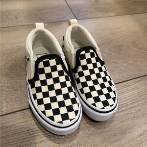 Vans Toddler Checkered Slip-On Sneakers Size 11